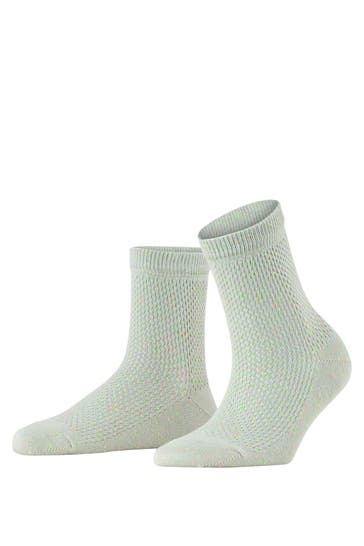 BURLINGTON Socken Neon Splash silver (3462)