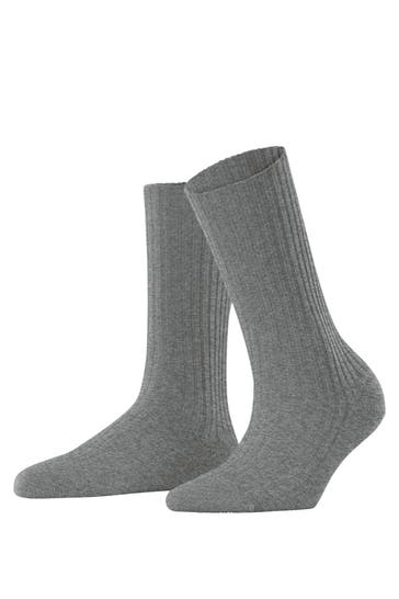 FALKE Socken Cosy Wool Boot greymix (3399)