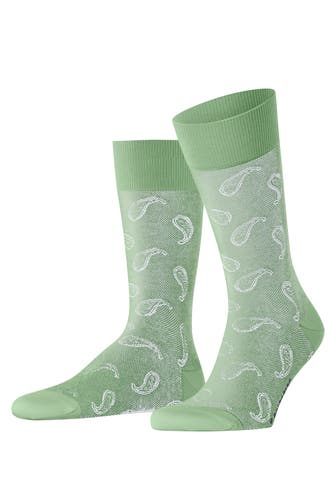 BURLINGTON Socken Paisley quiet green (7378)