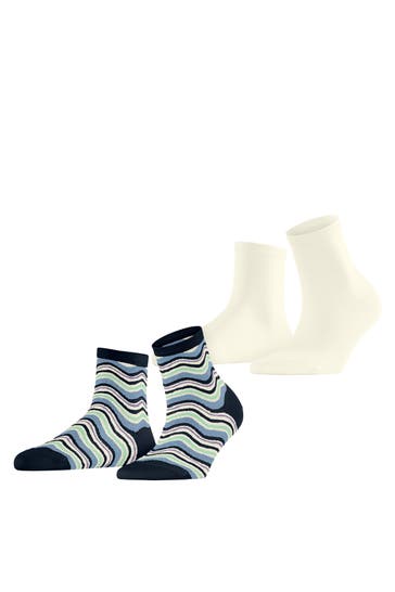 ESPRIT Socken Watercolor 2-Pack sortiment (0050)