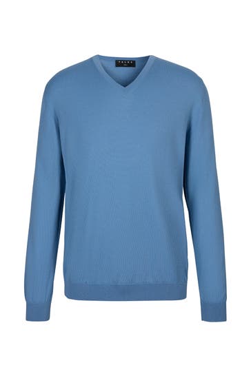 FALKE Pullover Pure Merino Wool sky blue (6876)