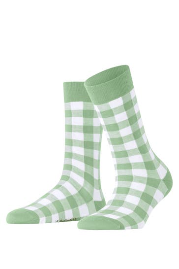 BURLINGTON Socken Vichy quiet green (7378)