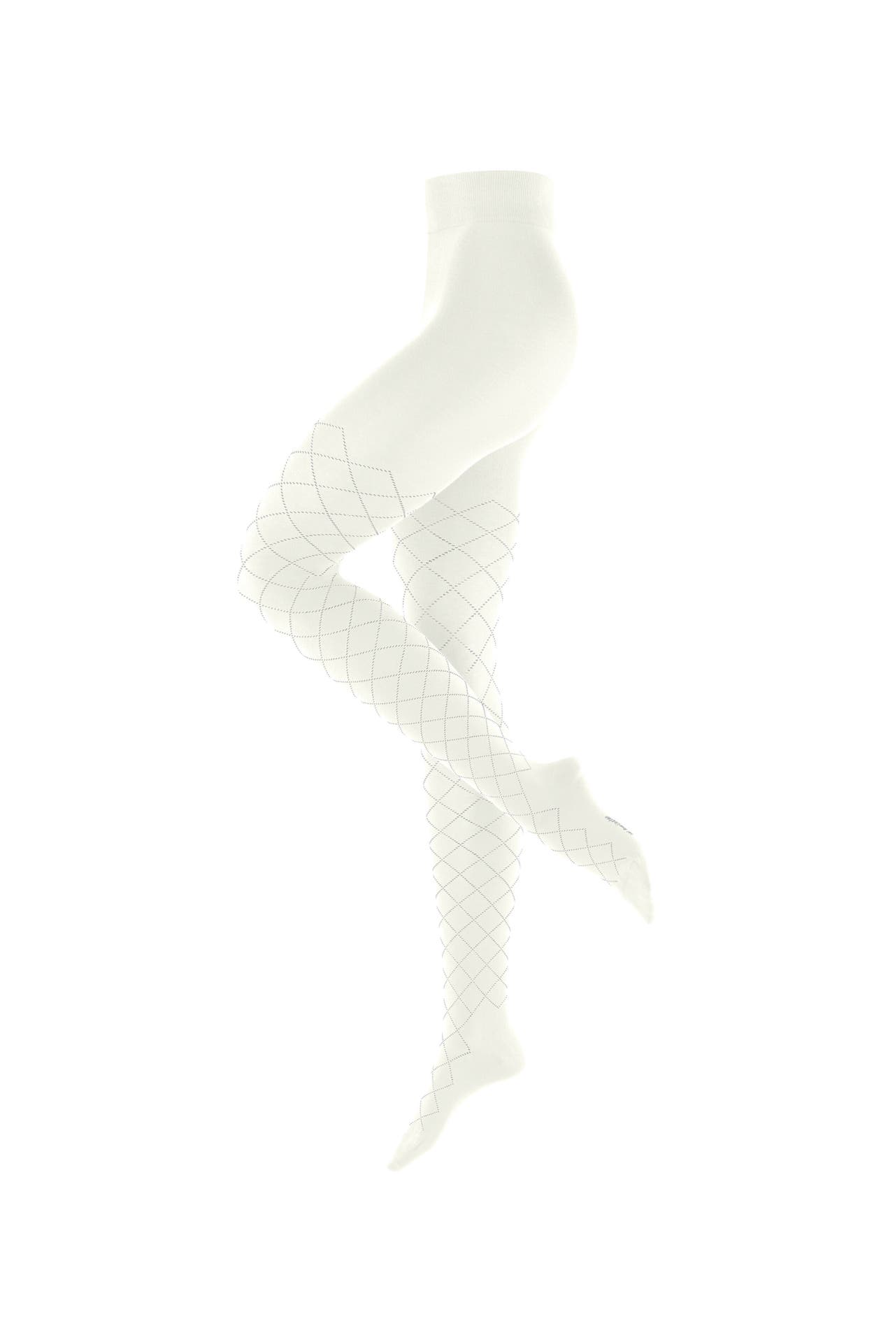BURLINGTON Strumpfhose Argyle Affair off-white (2040), Bild 1