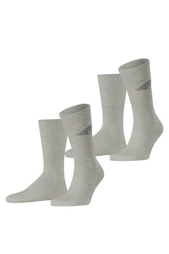 ESPRIT Socken Unisex Logo 2-Pack storm grey (3820)