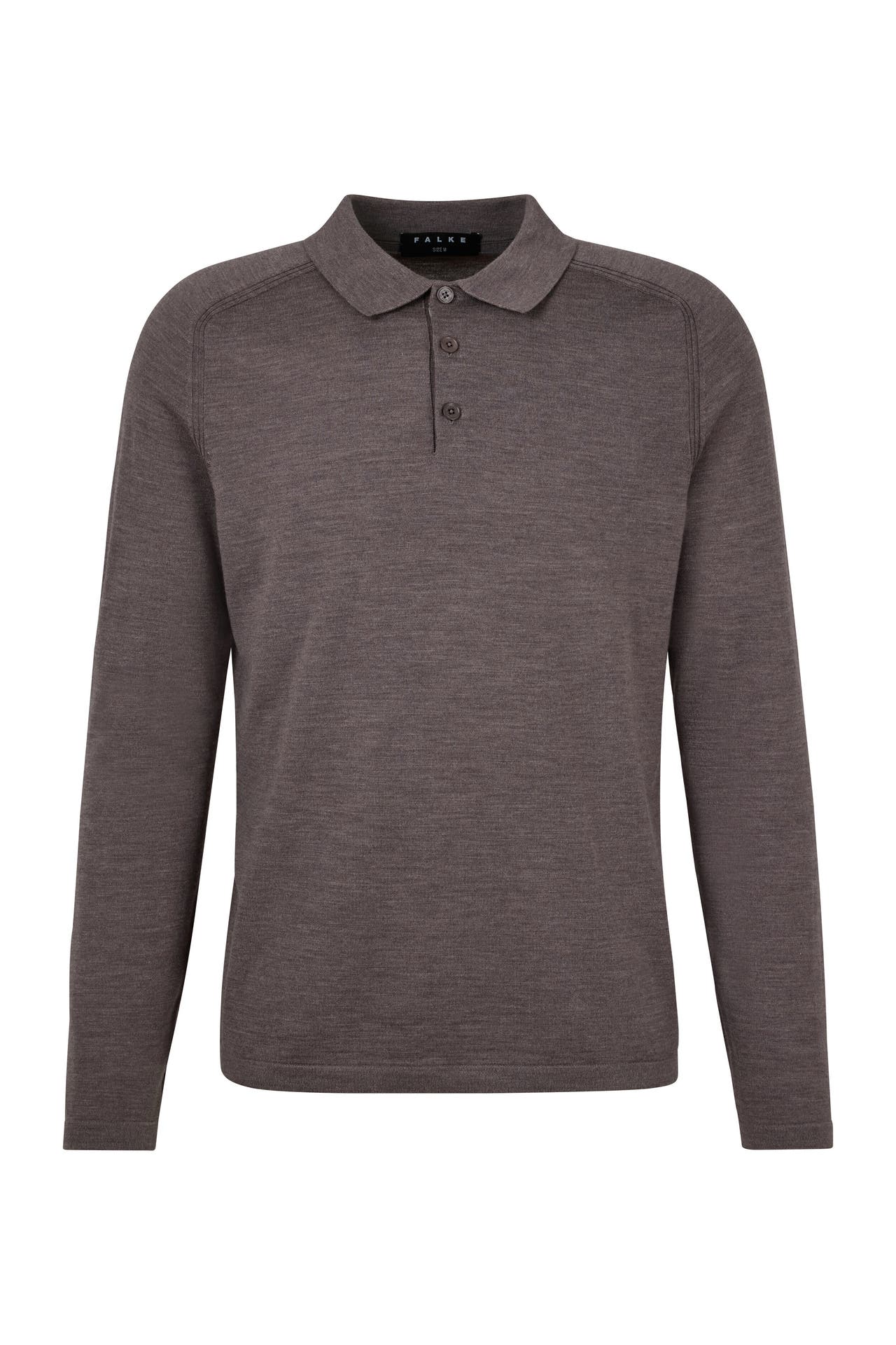 FALKE Pullover Premium Merino Wool walnut mel (5970), Bild 1