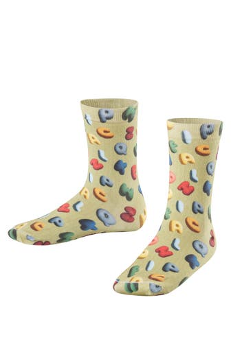 FALKE Socken Colourful Alphabet Print