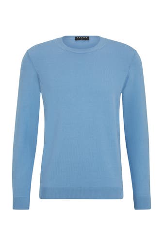FALKE Pullover Pure Cotton azure (6280)