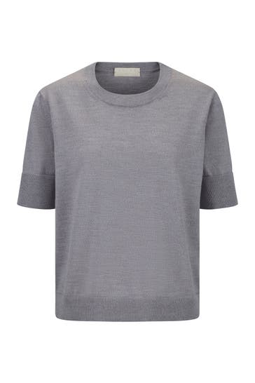 FALKE Pullover Pure Merino Wool light grey (3400)