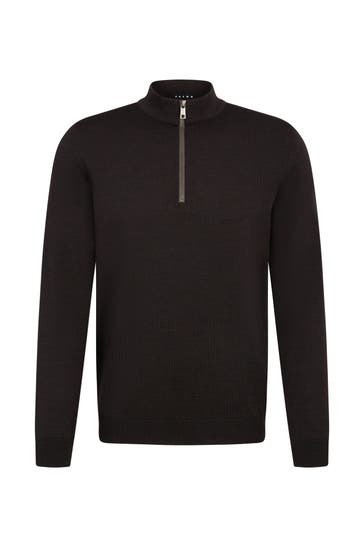 FALKE Pullover Pure Merino Wool brown mel. (5106)