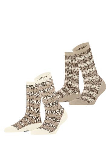 ESPRIT Socken Scandinavian 2-Pack sortiment (0010)