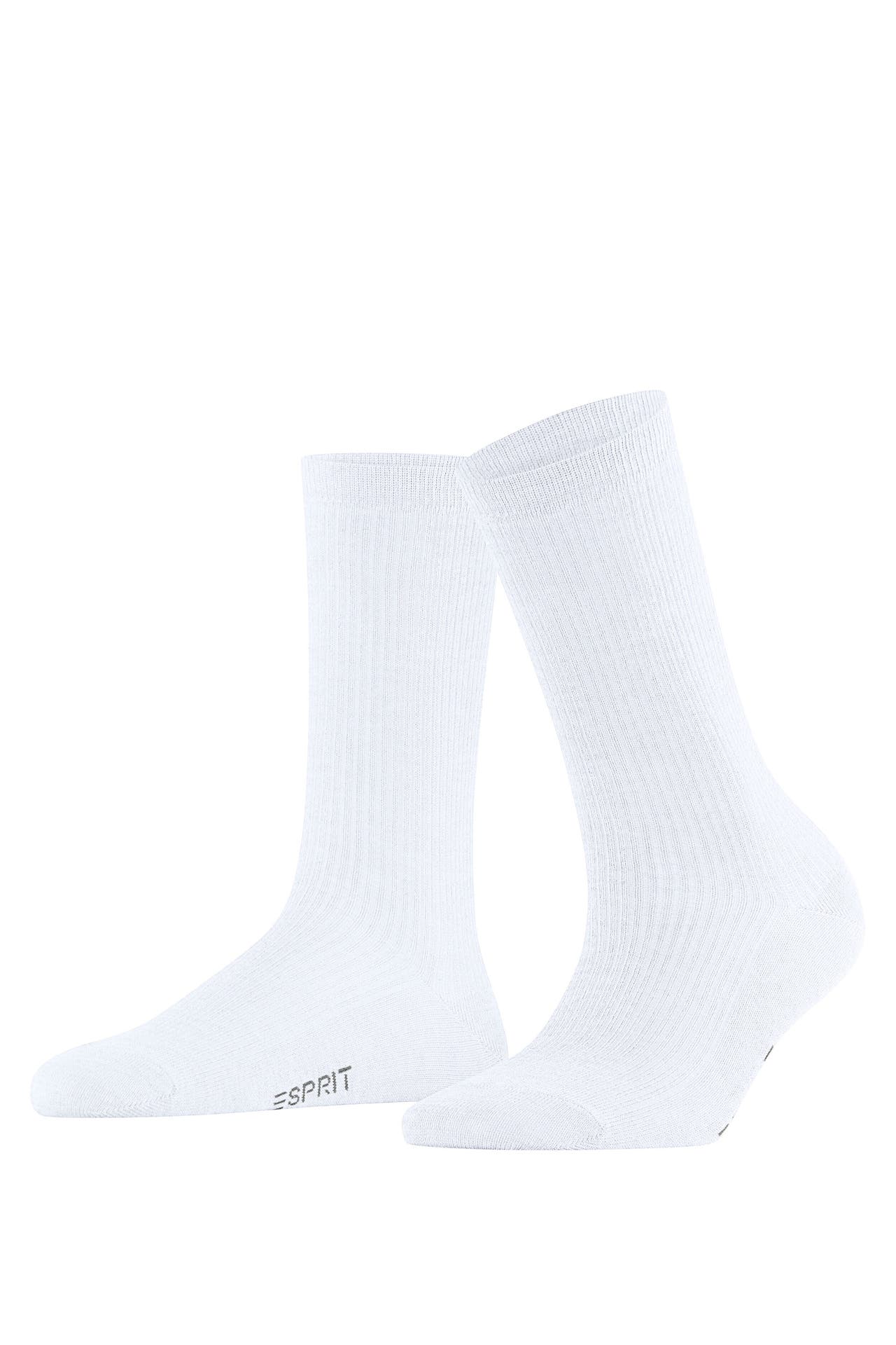 ESPRIT Socken Reflection Rib white (2000), Bild 1