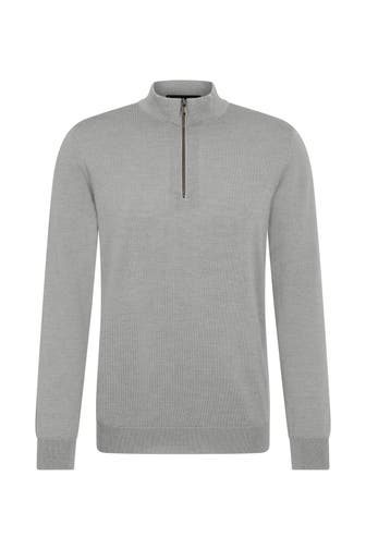 FALKE Pullover Pure Merino Wool light grey (3400)