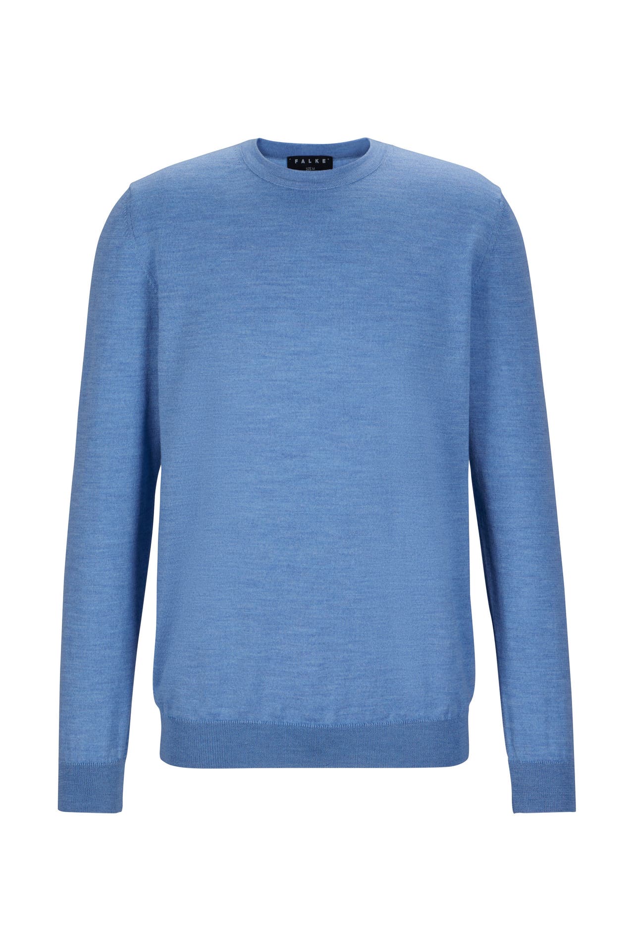 FALKE Pullover Pure Merino Wool azur mel. (6857), Bild 1