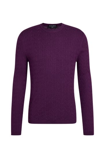 FALKE Pullover aubergine (8282)