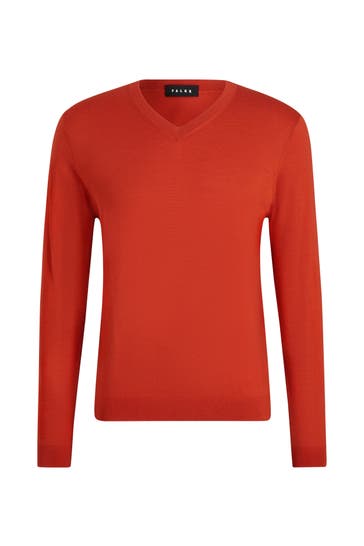 FALKE Pullover Ultrafine Merino Wool rust (8404)