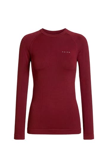 FALKE Langarmshirt merlot (8117)