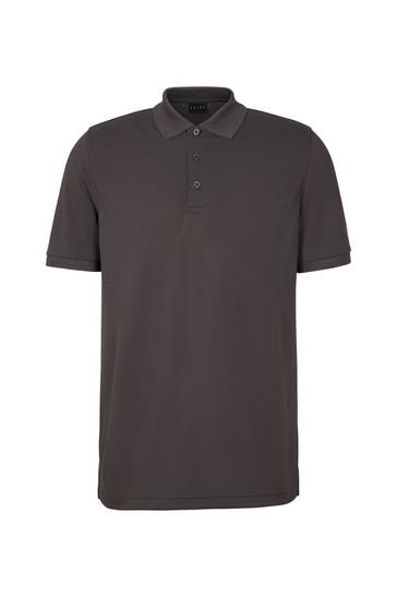 FALKE Polo-Shirt Essential fume (3160)