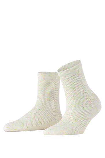 BURLINGTON Socken Neon Splash white (2000)