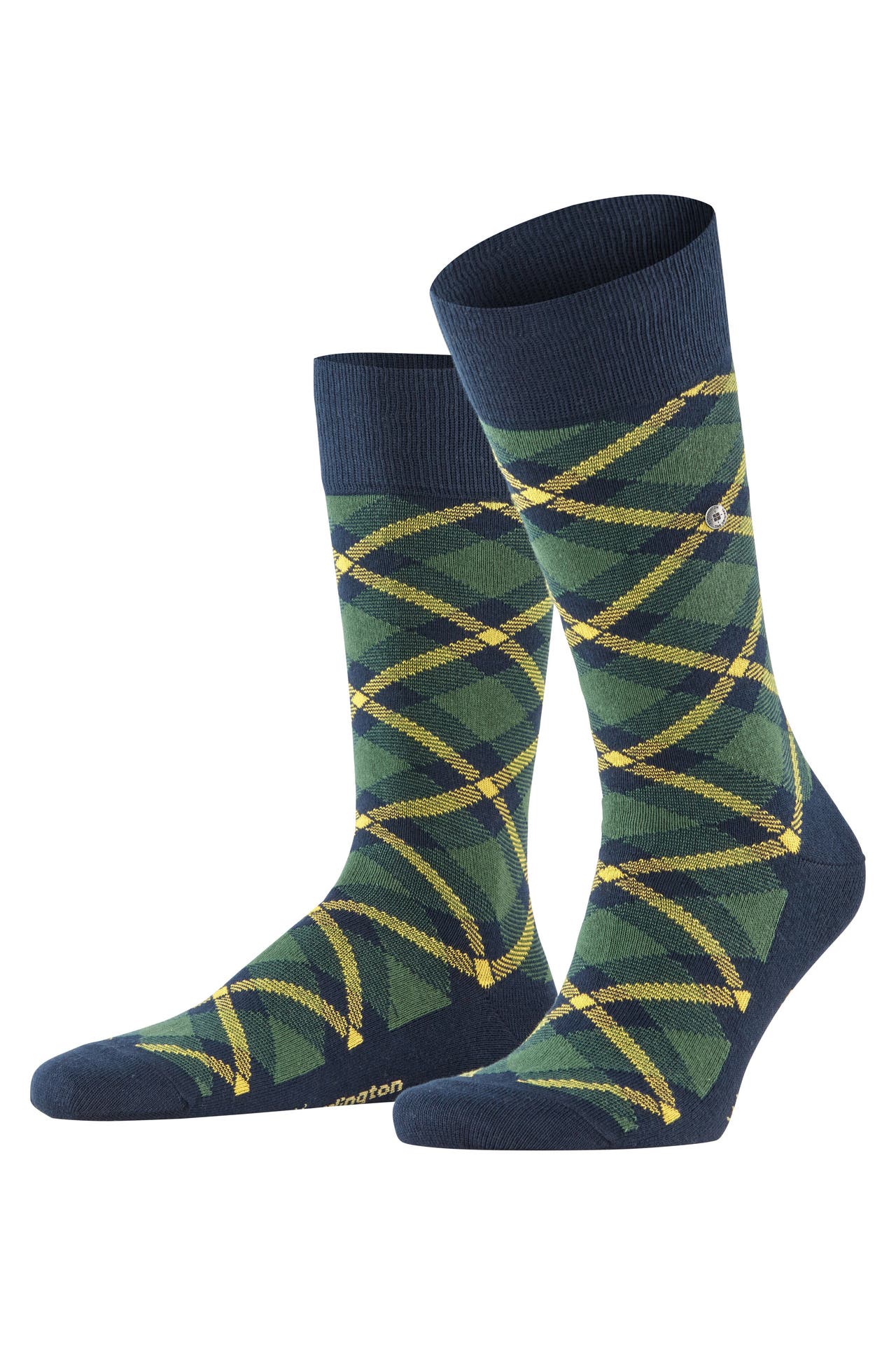 BURLINGTON Socken Tartan marine (6120), Bild 1