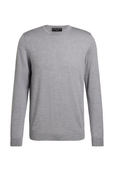 FALKE Pullover Pure Merino Wool m.grey mel (3530)