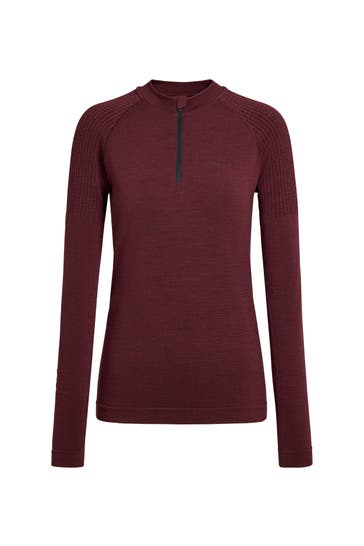 FALKE Langarmshirt barolo (8526)