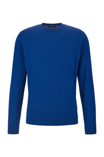 FALKE Pullover Premium Merino Wool athletic blue (6451)