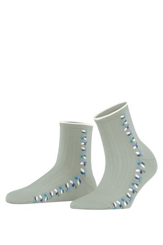 ESPRIT Socken Structured Leaves lime green (7350)