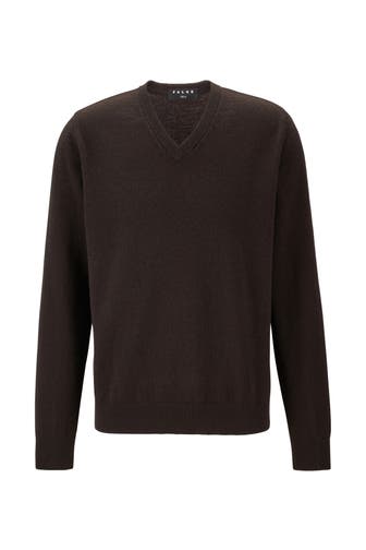 FALKE Pullover Pure Lambswool dark brown (5230)