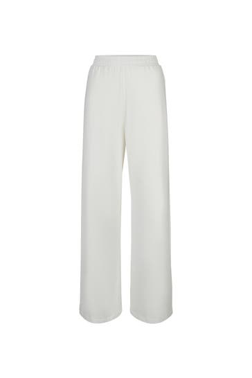 FALKE Stoffhose Lounge off-white (2040) Straight