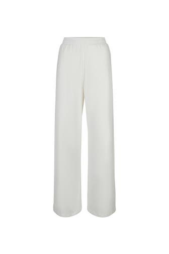 FALKE Stoffhose Lounge off-white (2040) Straight