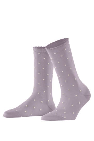 FALKE Socken Spike Dot silver Iris (8274)