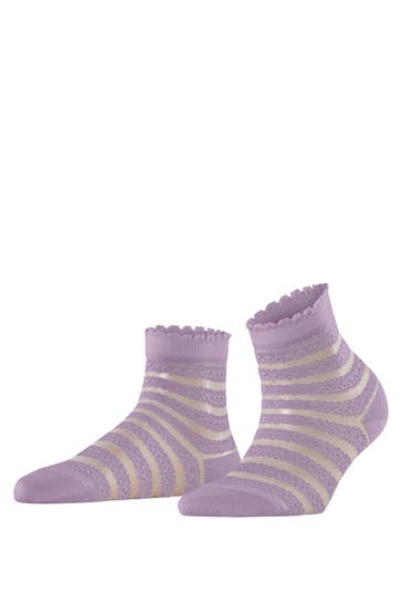 FALKE Socken Border Lace misty lila (8972)