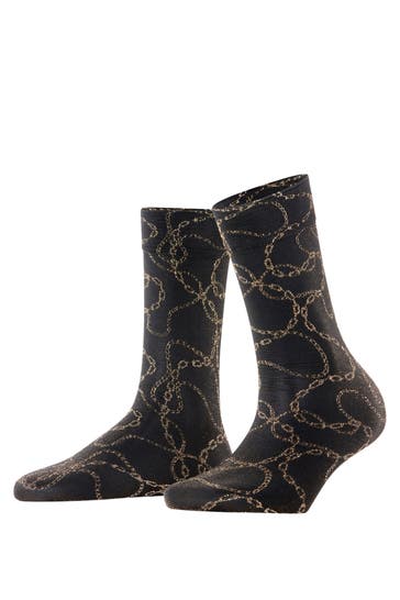 FALKE Socken Jewel Case bl./gold (3335)