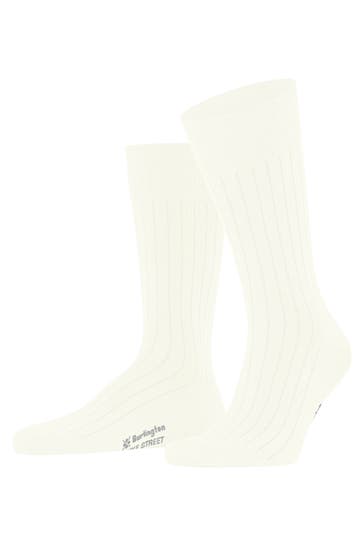 BURLINGTON Socken Duke Street off-white (2040)