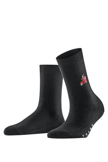 FALKE - Socken Cosy Wool X-Mas Santa black (3000)