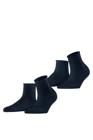 ESPRIT Socken Lacy Flowers 2-Pack marine (6120)