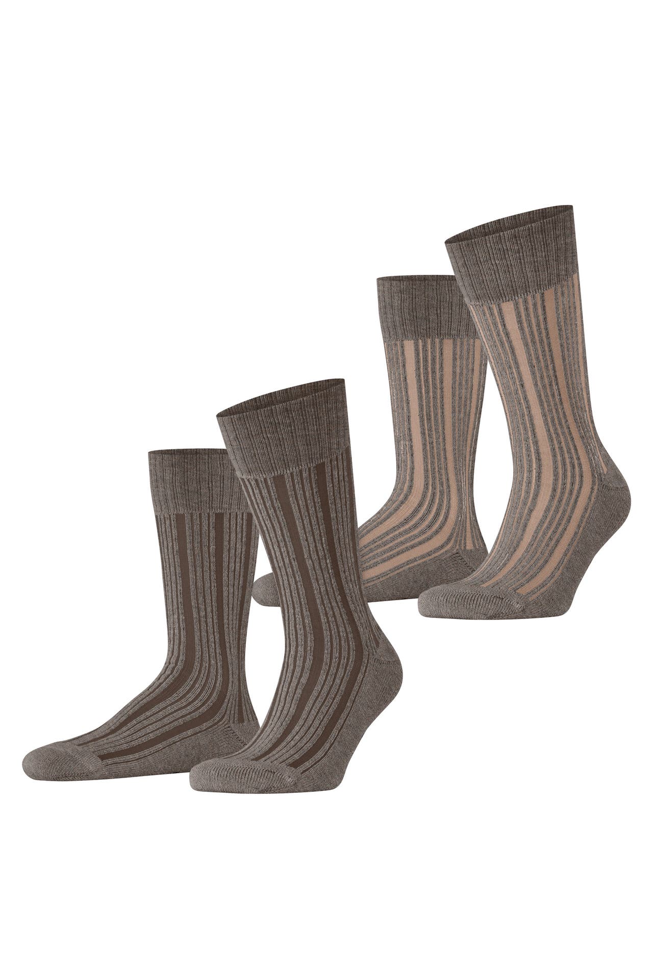 ESPRIT Socken Plush Rib 2-Pack taupe mel. (4045), Bild 1