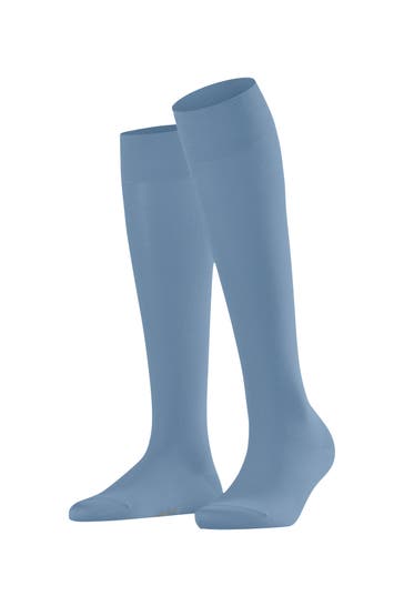 FALKE Socken Cotton Touch sky blue (6876)