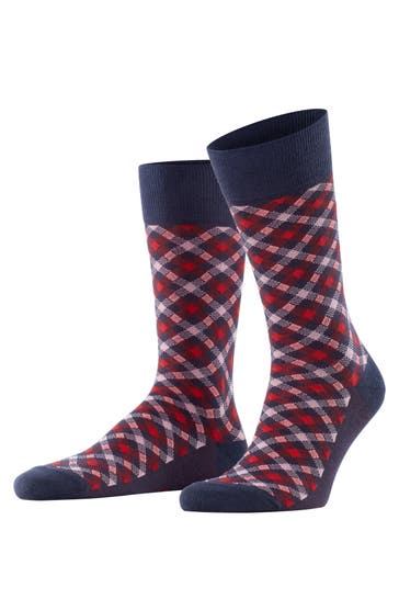 FALKE Socken Smart Check midnight (6414)