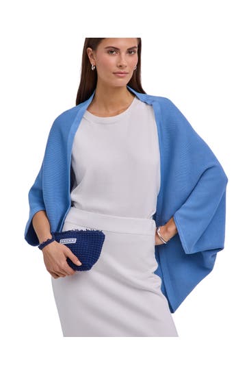 FALKE Schal Cotton Knit azure (6280)