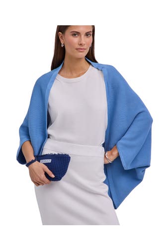 FALKE Schal Cotton Knit azure (6280)
