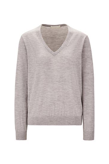 FALKE Pullover light grey mel. (3845)