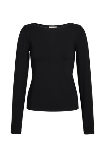 FALKE langarmshirt Viscose black (3000)