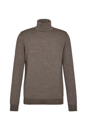 FALKE Pullover Pure Merino Wool capino mel (4078)