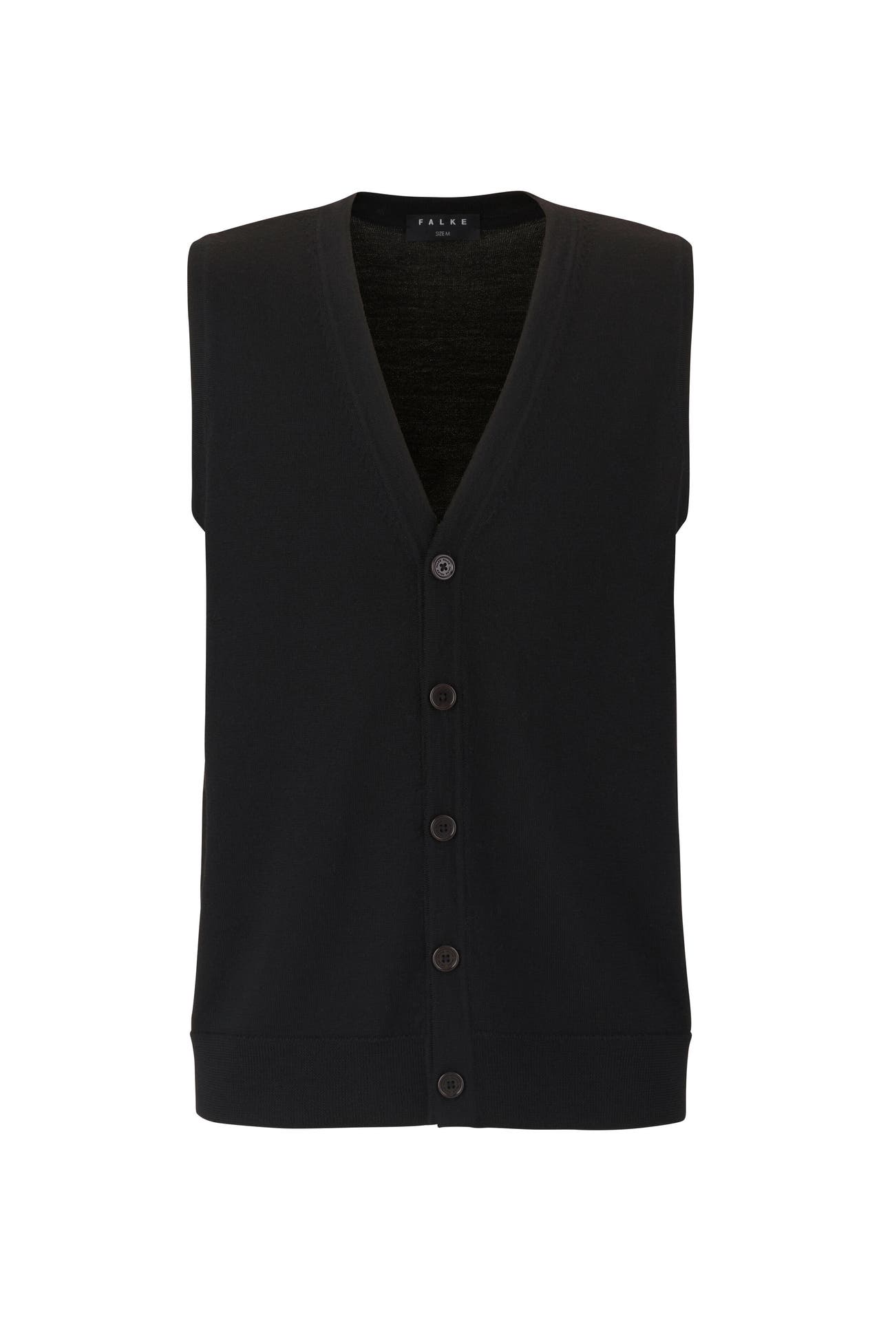 FALKE Weste Casual Wool black (3000), Bild 1