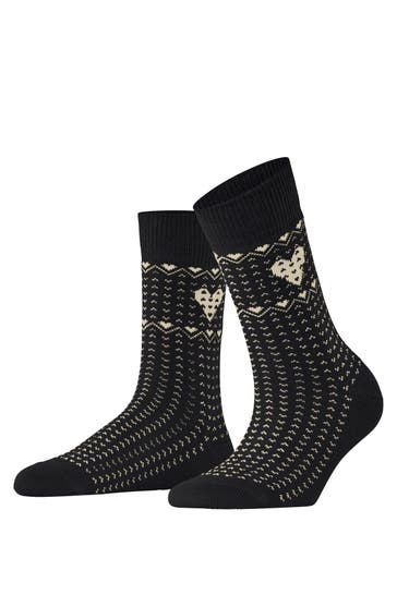 ESPRIT Socken Norwegian Heart black (3000)