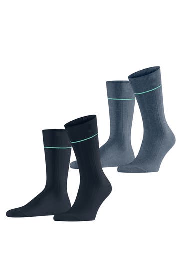 ESPRIT Socken Accent Rib 2-Pack sortiment (0040)