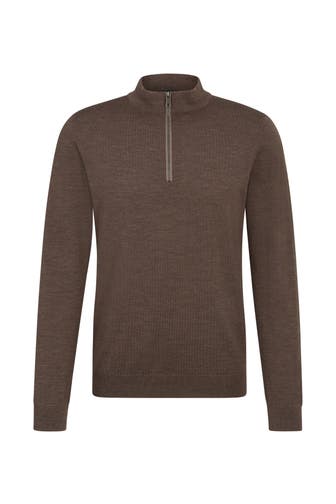 FALKE Pullover Pure Merino Wool bormio mel. (5112)