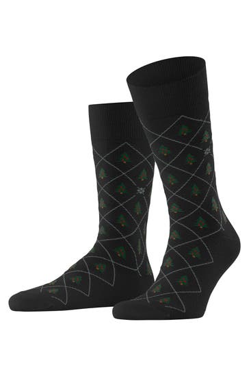 BURLINGTON Socken Christmas Tree black (3000)