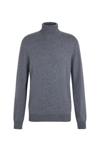 FALKE Pullover Pure Cashmere light greymel. (3390)